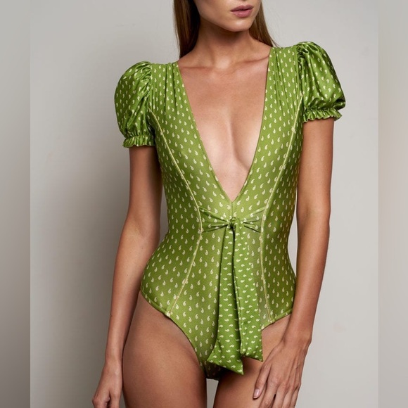 Shani Shemer Avocado Sleeved One piece - Picture 7 of 7